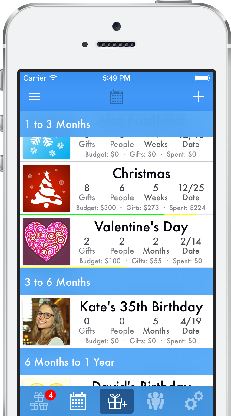 giftplanner zeode software gift planner app